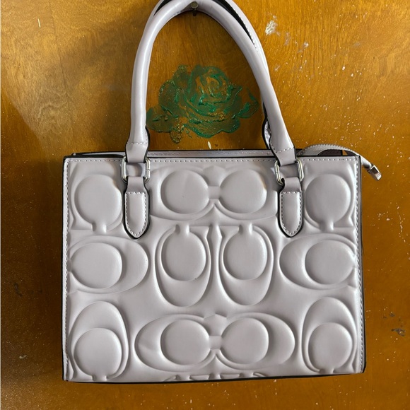 Coach carry all. Lavender Lilac Small Maggie - Picture 4 of 9